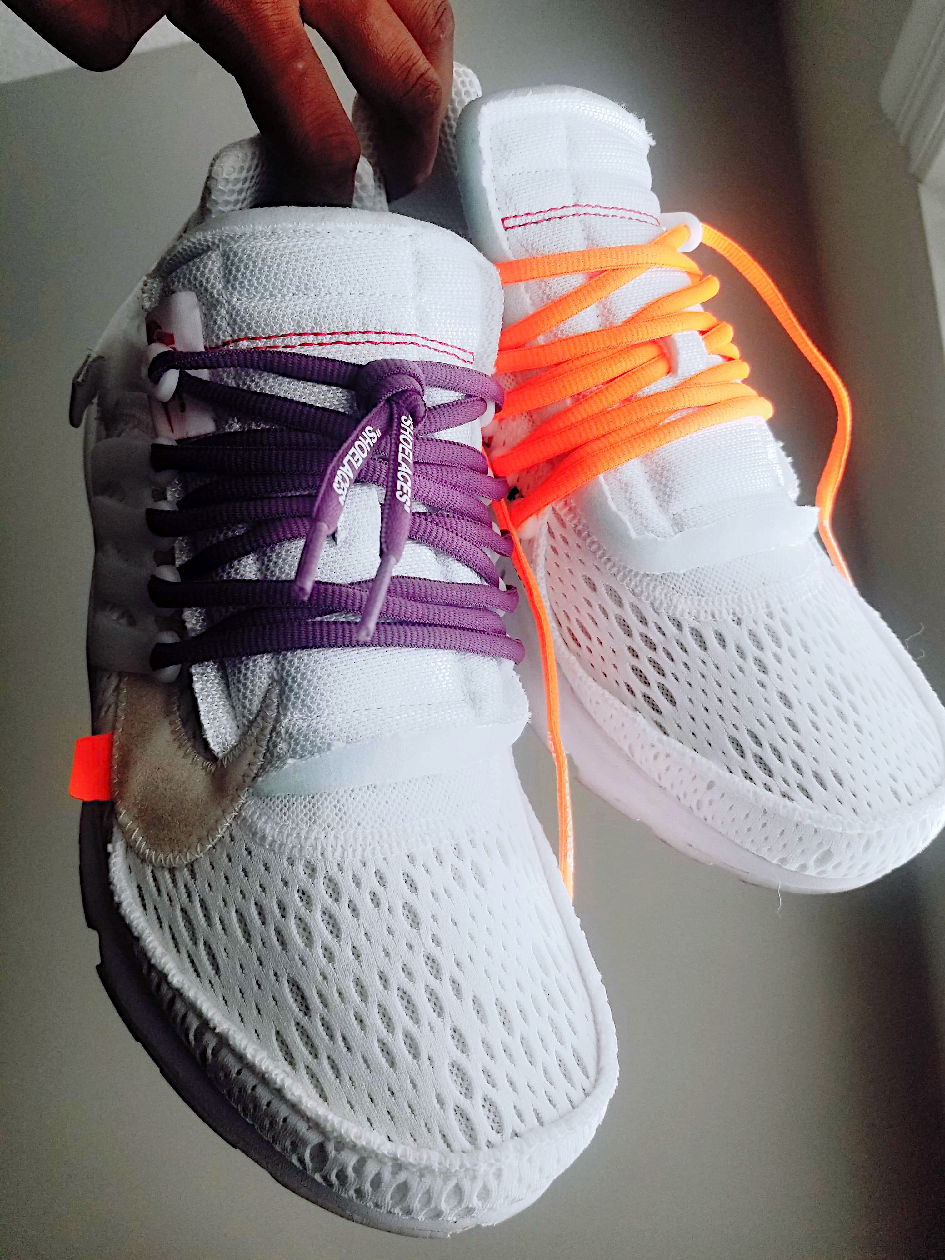 off white volt laces